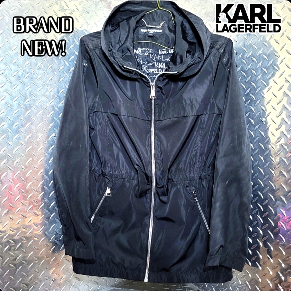 Karl Lagerfeld Black Spring Jacket
